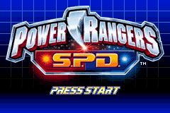 Power Rangers S.P.D. Title Screen